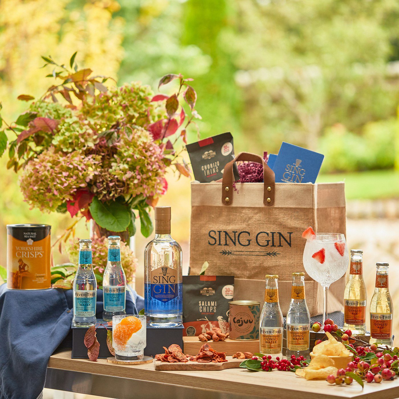 Savoury Snacks & Gin Hamper